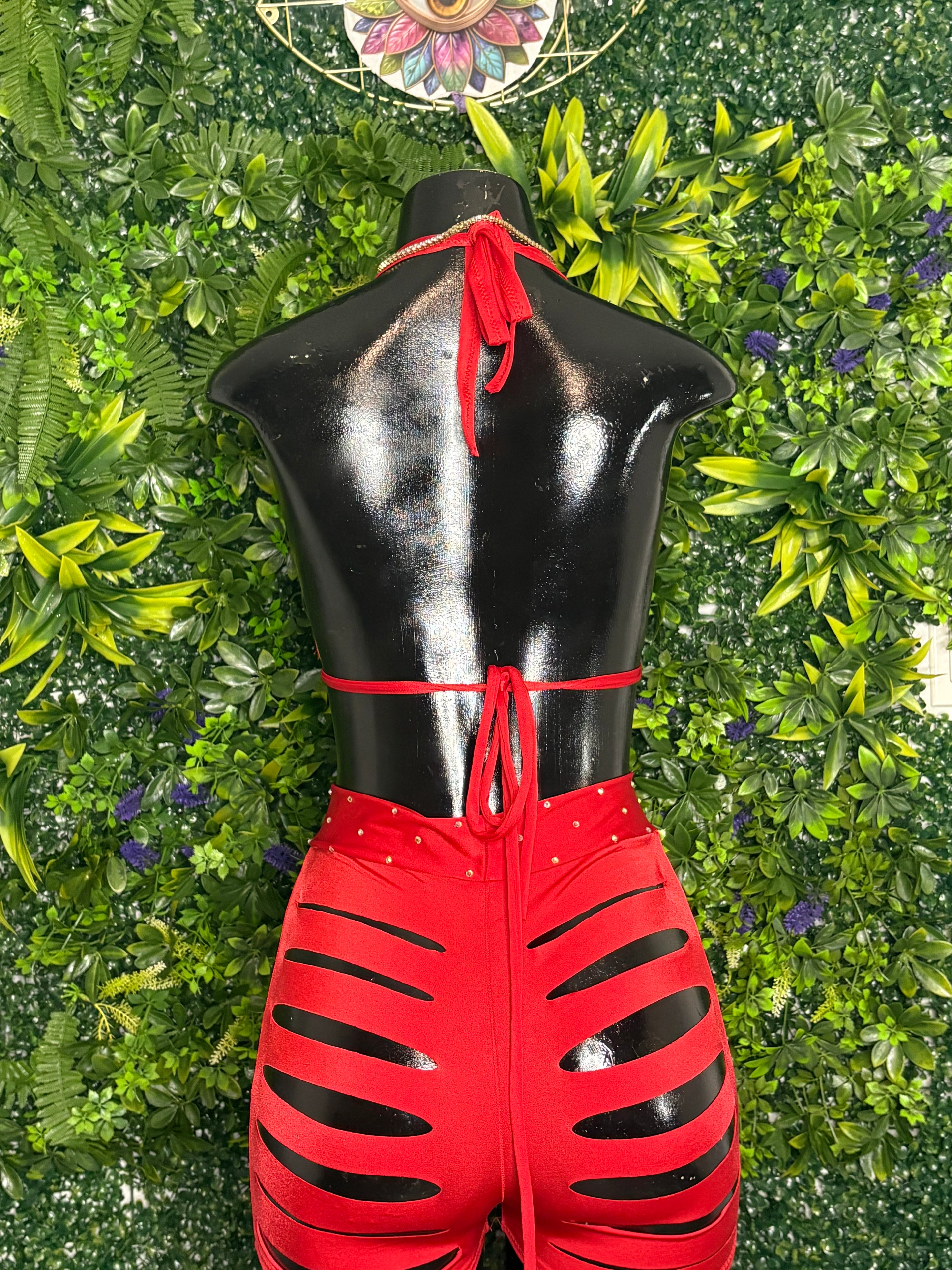 The "Inferno Spark" Custom Two-Piece Set