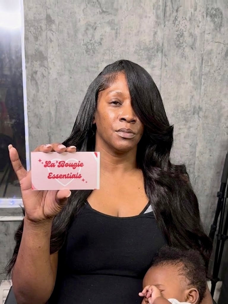 La‘ Bougie Essentials 100% premium straight human hair Bundles