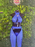 The Sapphire Skies Custom Chaps Set