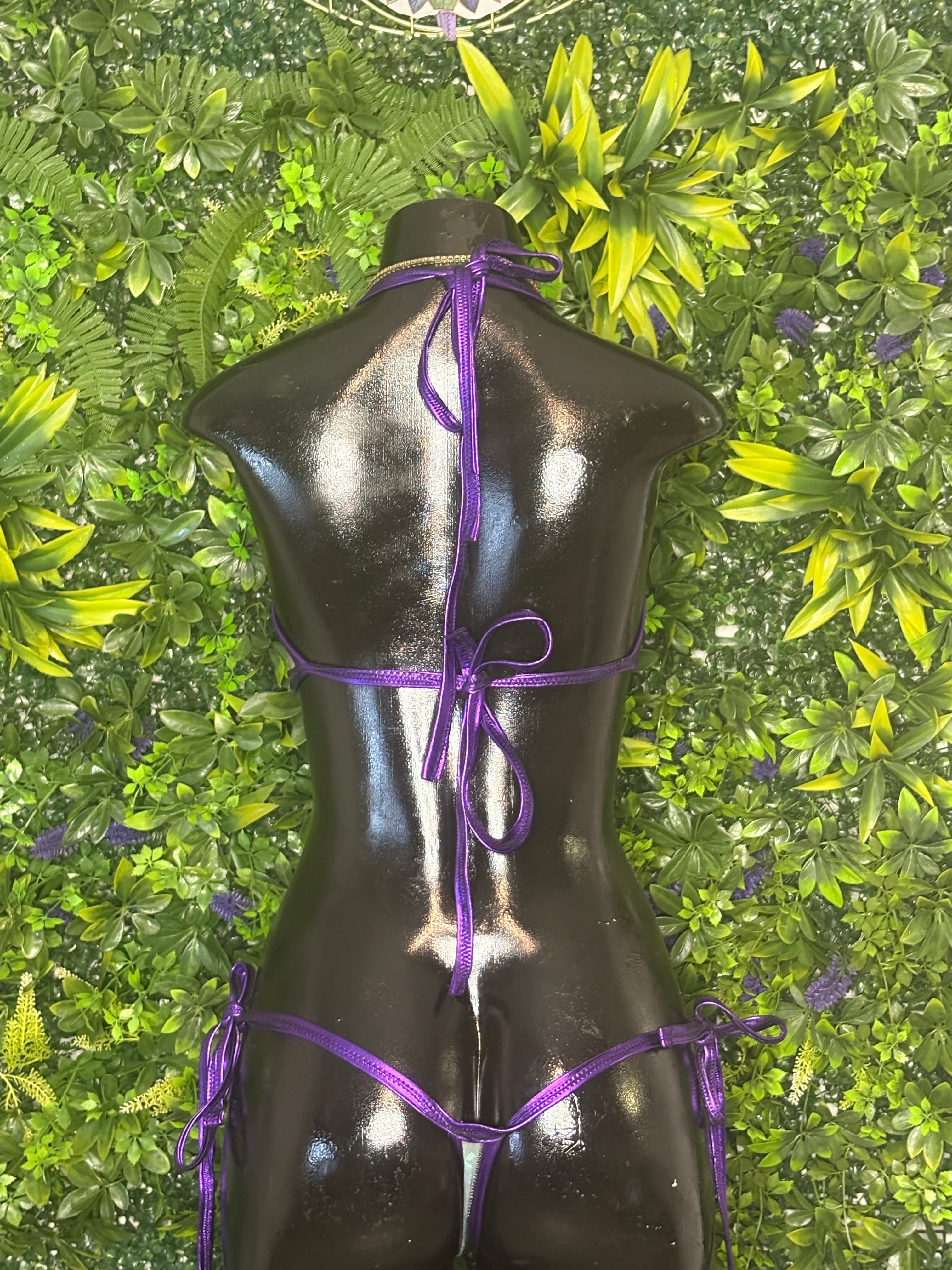 The Amethyst Aura Bikini Set