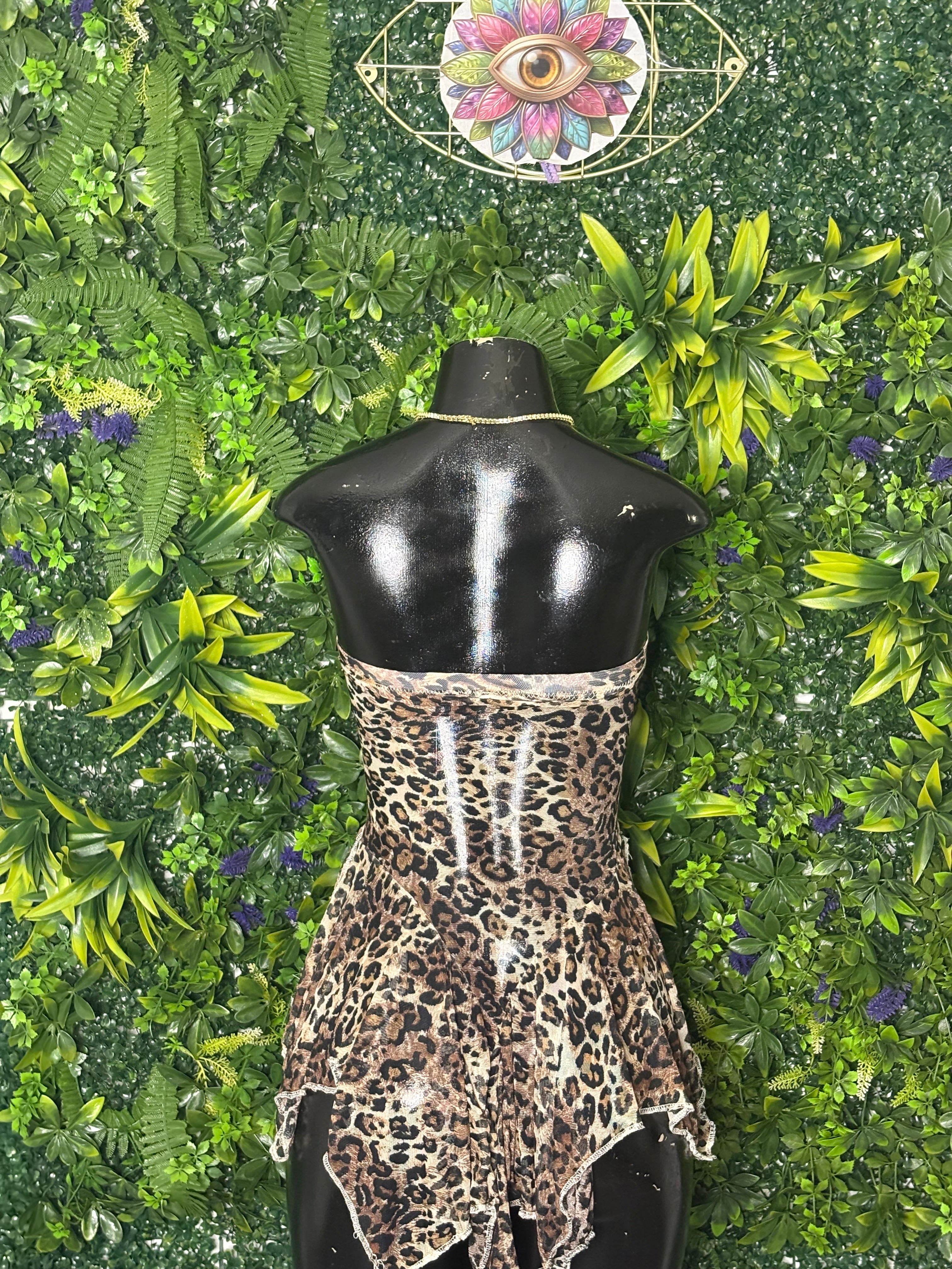 The "Feline Fine" Custom Ruffle Dress