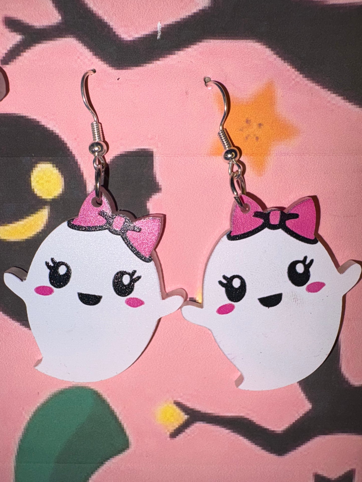 Custom Handmade Luxury Resin Statement Earrings