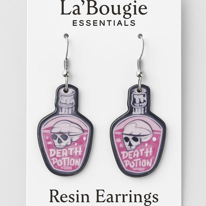 Custom Handmade Luxury Resin Statement Earrings