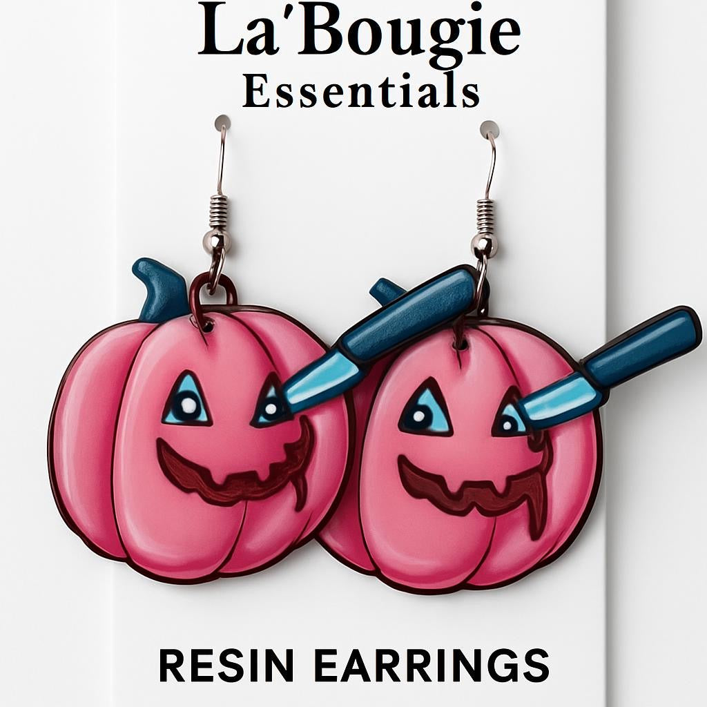Custom Handmade Luxury Resin Statement Earrings