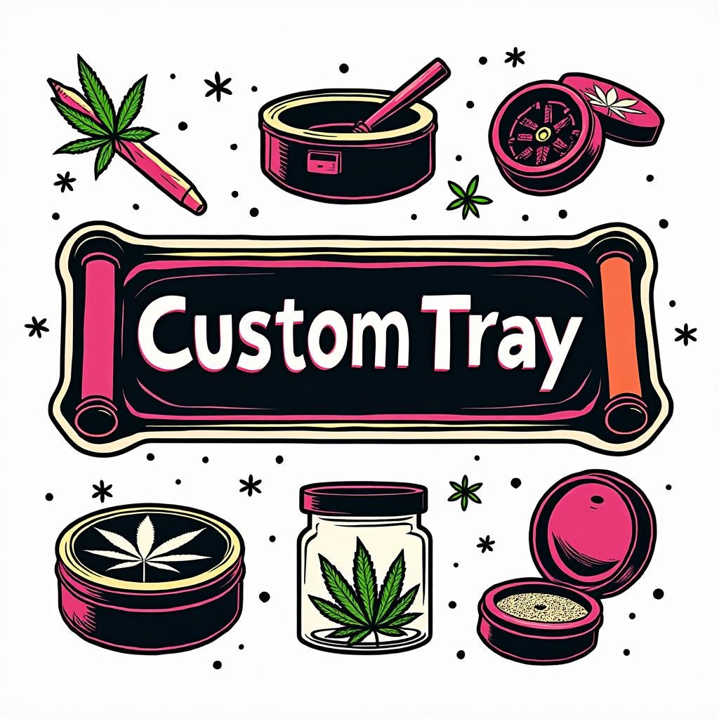 Custom Rolling Tray set