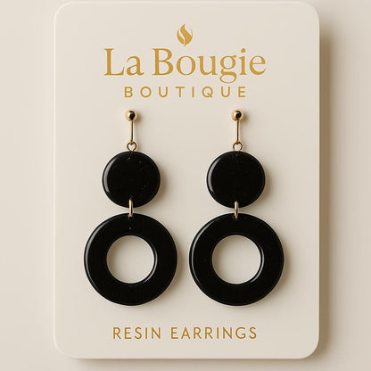 Custom Handmade Luxury Resin Statement Earrings