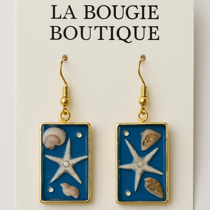 Custom Handmade Luxury Resin Statement Earrings