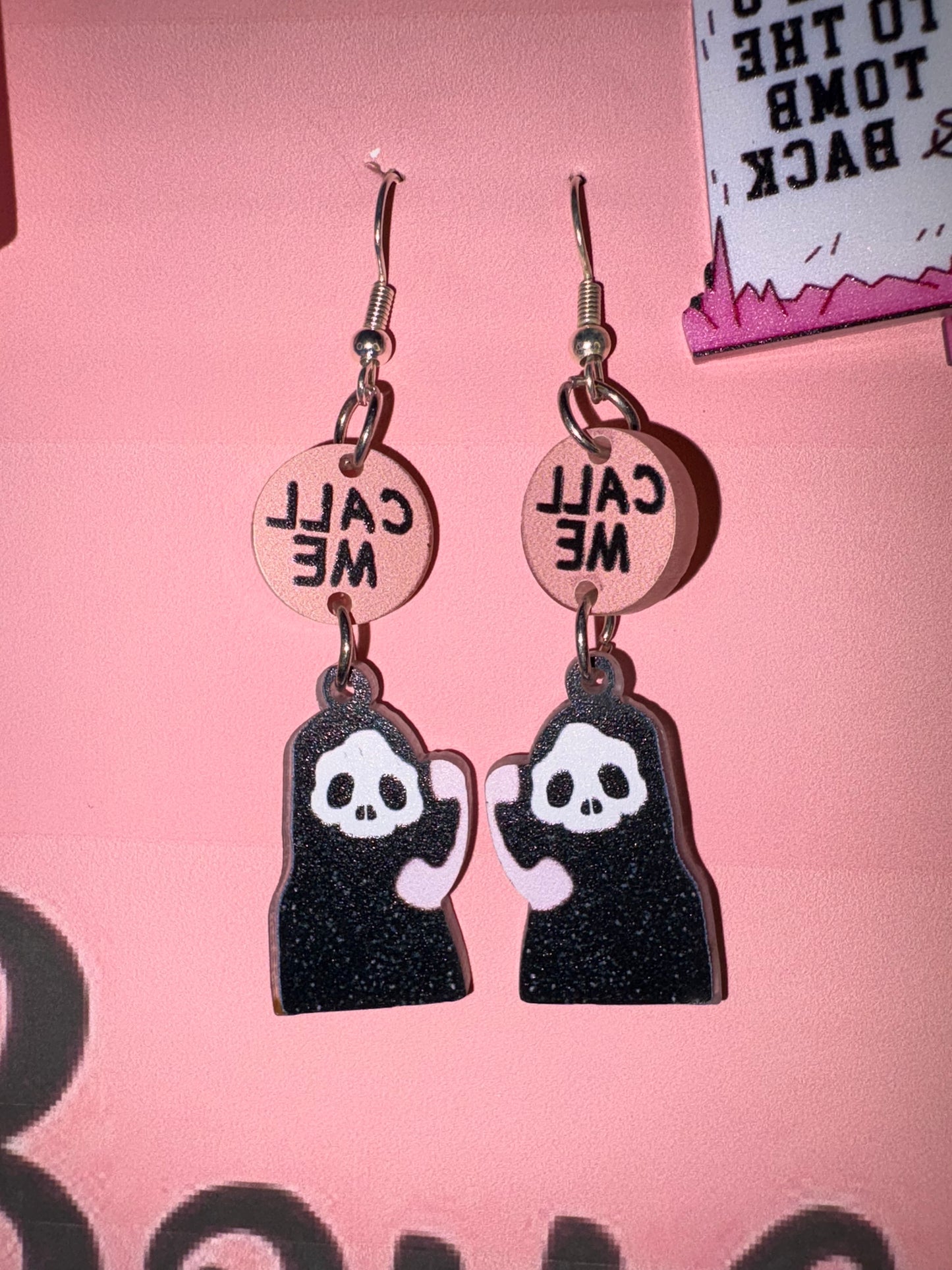 Custom Handmade Luxury Resin Statement Earrings