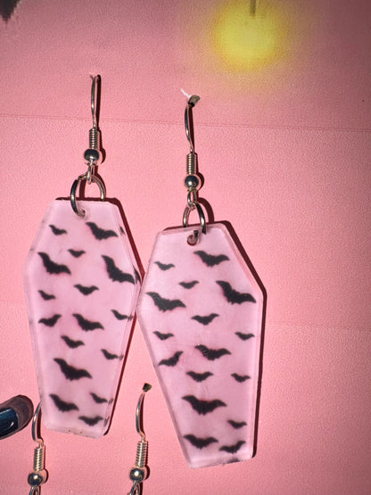 Custom Handmade Luxury Resin Statement Earrings