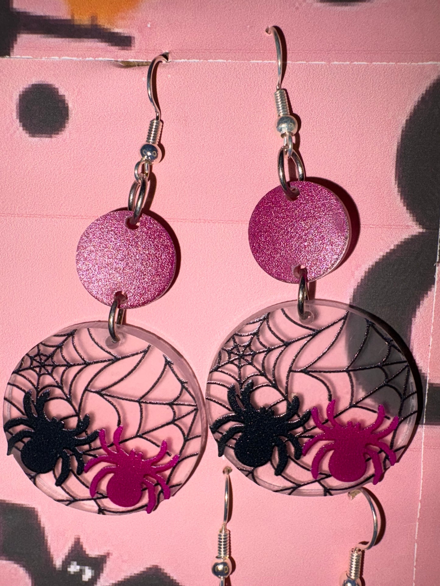 Custom Handmade Luxury Resin Statement Earrings