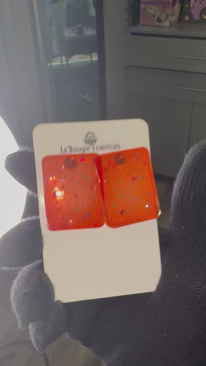 Custom Handmade Luxury Resin Statement Earrings