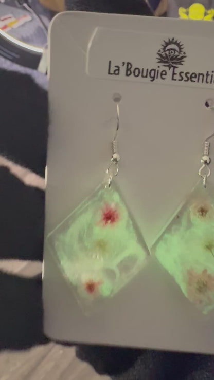 Custom Handmade Luxury Resin Statement Earrings