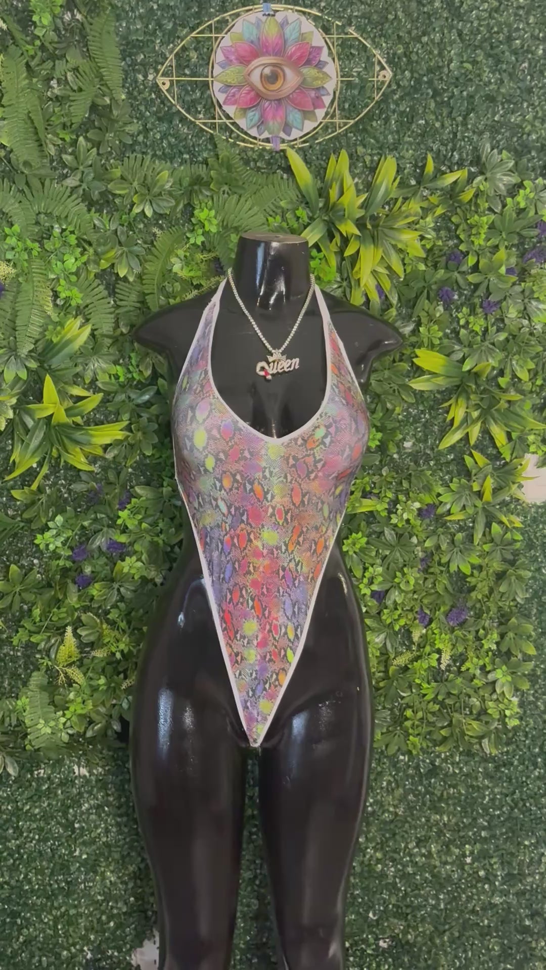 The Prismatic Python Bodysuit
